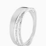 Bague Angele Or Blanc Diamant - Bagues pierres pr&eacute;cieuses Femme | Marc Orian