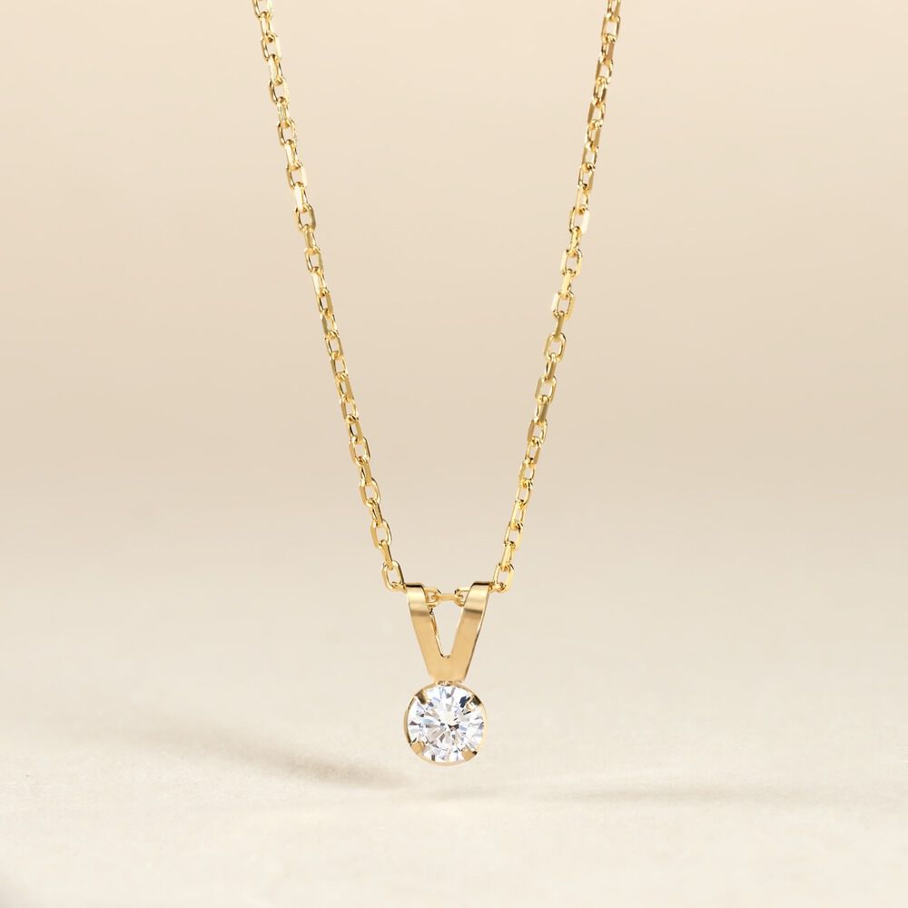 Pendentif Mabila Or Jaune Oxyde De Zirconium - Pendentifs Femme | Marc Orian