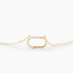 Collier Minimalist Chic Or Jaune Oxyde De Zirconium - Colliers avec pierres Femme | Marc Orian