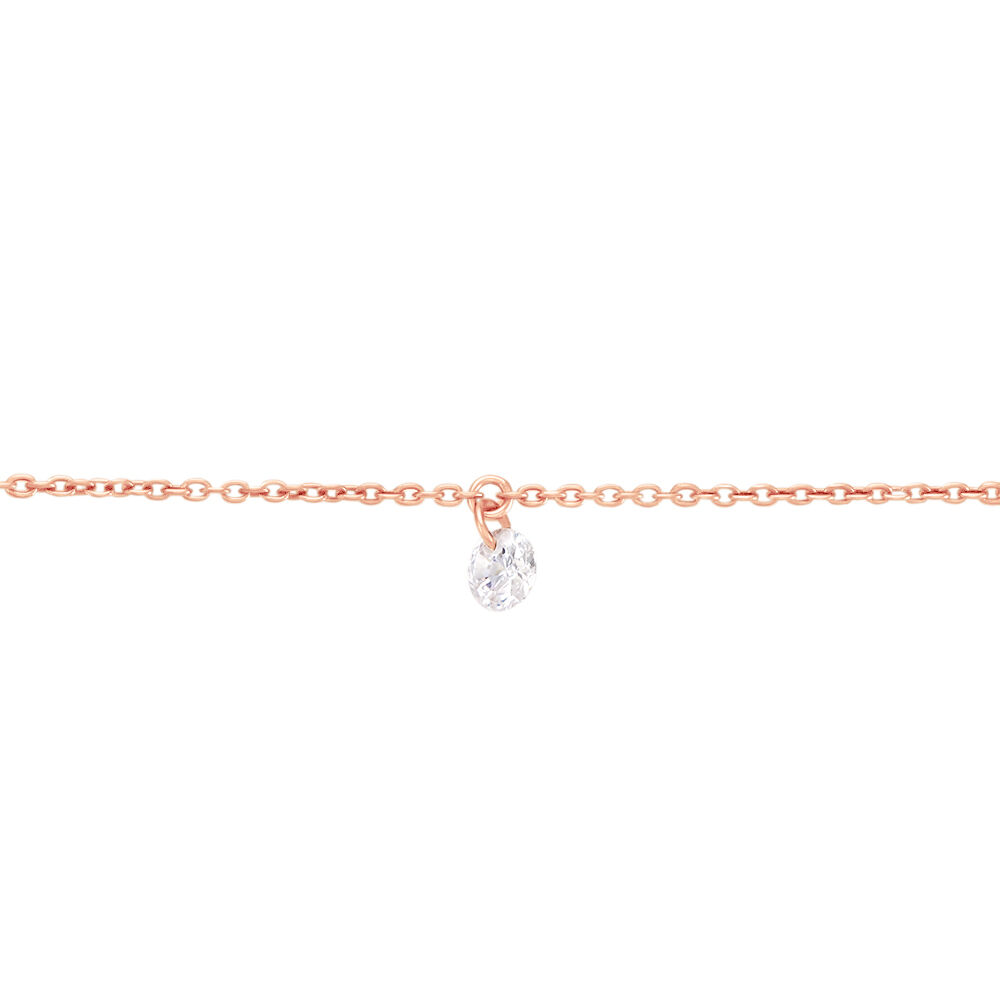 Bracelet Constantin Argent Rose Oxyde De Zirconium - Bracelets chaînes Femme | Marc Orian