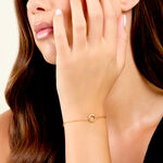 Bracelet Elana Acier Jaune Oxyde De Zirconium - Bracelets cha&icirc;nes Femme | Marc Orian