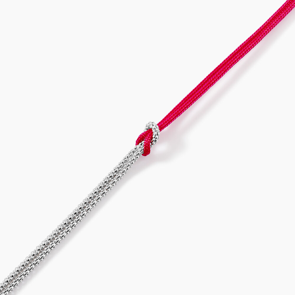 Bracelet Anicha Argent Blanc - Bracelets cordons Femme | Marc Orian