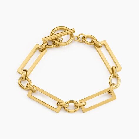 Bracelet Gonca Acier Jaune - Bracelets cha&icirc;nes Femme | Marc Orian