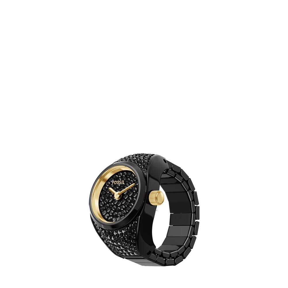 Montre Fossil Watch Ring Noir - Montres étanches Femme | Marc Orian