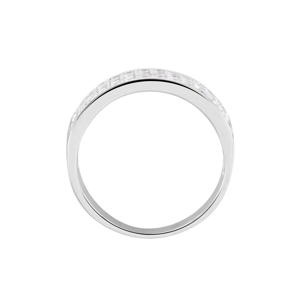 Bague Cecelia Argent Blanc Oxyde De Zirconium - Bagues avec pierre Femme | Marc Orian