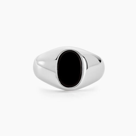 Chevali&egrave;re Amaurie Argent Blanc Onyx - Bijoux fantaisie Homme | Marc Orian