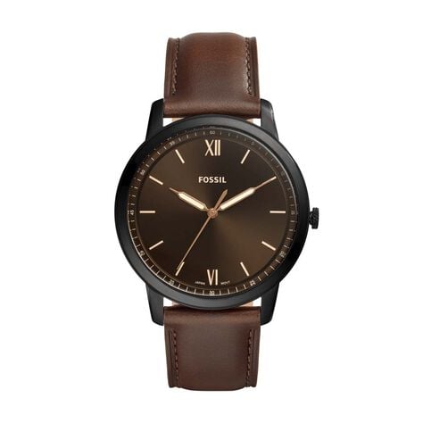 Montre Fossil Minimalist Marron - Montres classiques Homme | Marc Orian