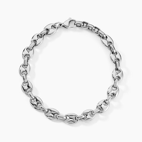 Bracelet Cadia Acier Blanc - Bracelets mailles Homme | Marc Orian