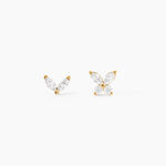 Boucles D'Oreillesucles D'Oreilles D&eacute;pareill&eacute;es Balazs Or Jaune Oxyde De Zirconium - Boucles d'oreilles ete Femme | Marc Orian