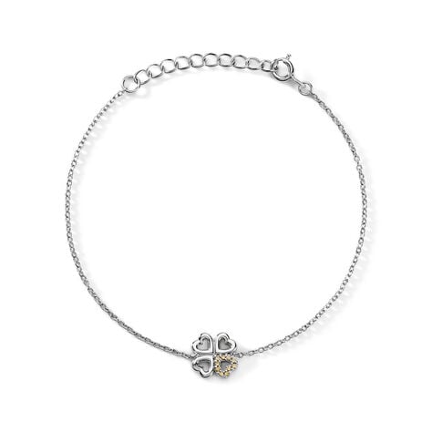 Bracelet Sigrid Argent Blanc Oxyde De Zirconium - Bracelets fantaisie Femme | Marc Orian