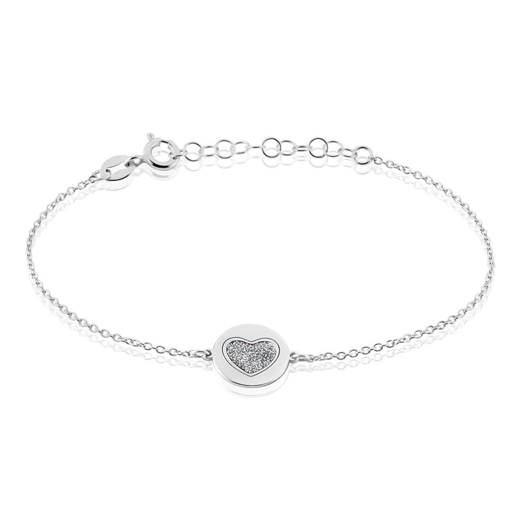 Bracelet Argent Ursicin Glitter - Bracelets Medailles Femme | Marc Orian