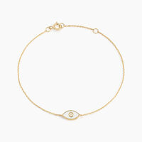 Bracelet Matiasma Or Jaune Nacre Diamant