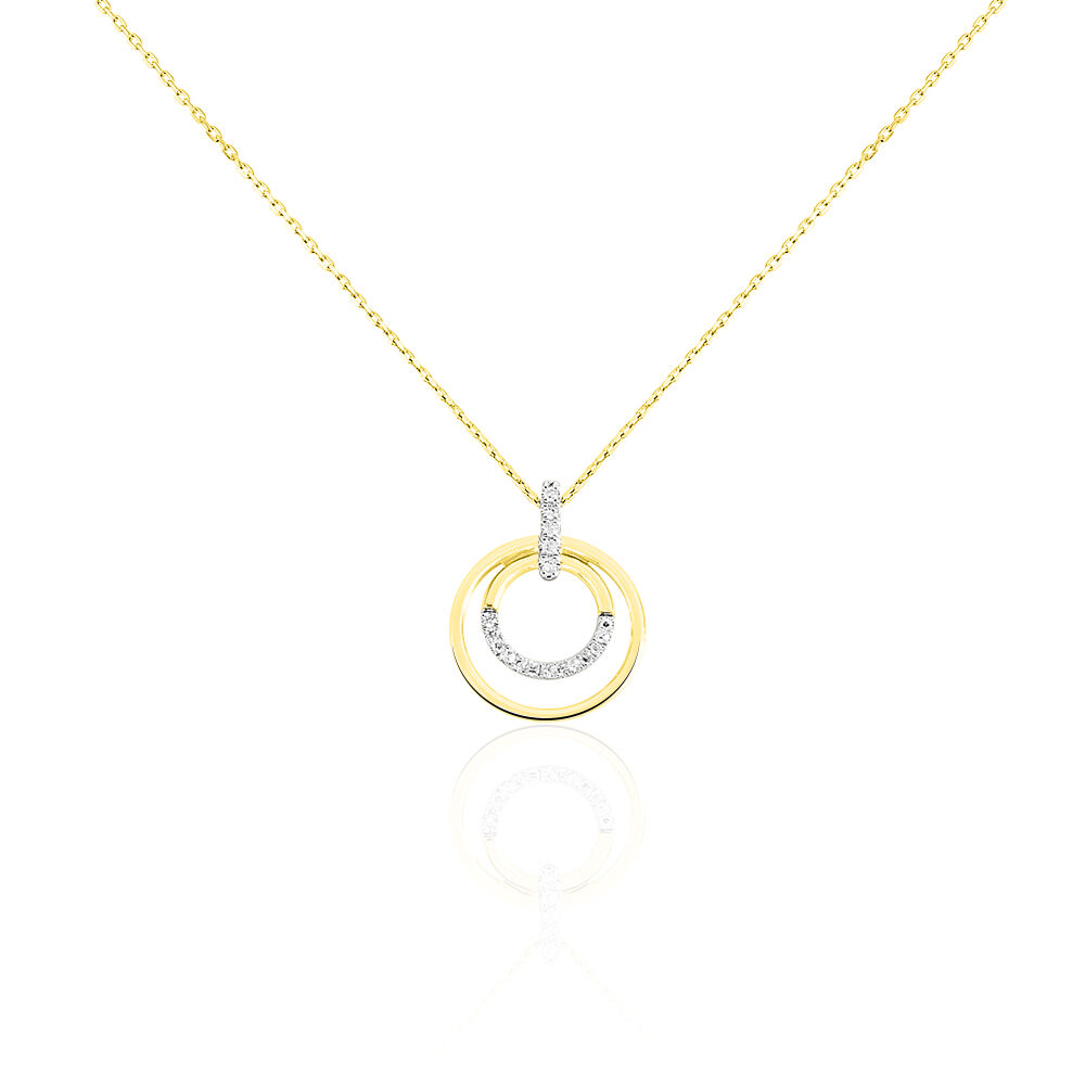 Collier Mellisse Or Jaune Diamant - Colliers avec pierres Femme | Marc Orian
