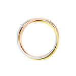 Alliance Entrelace Demi Jonc Classique Or Tricolore - Alliances personnalis&eacute;es Famille | Marc Orian