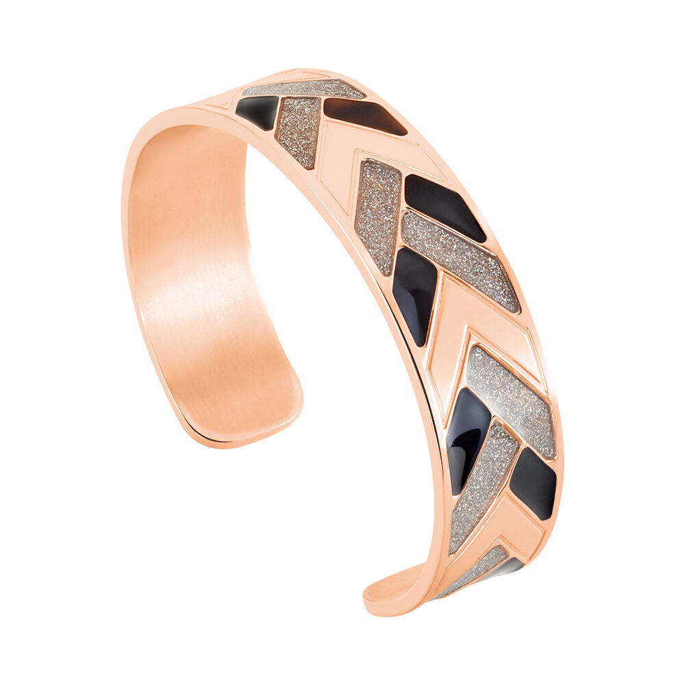 Bracelet Jonc Imagine Charlene Acier Rose - Bracelets joncs Femme | Marc Orian