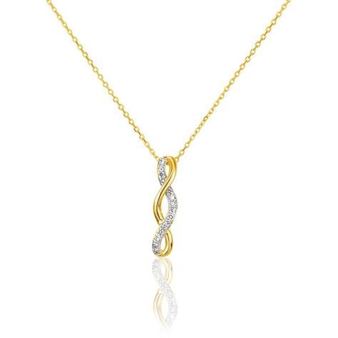 Collier Marina Ea Or Jaune Diamant - Colliers avec pierres Femme | Marc Orian