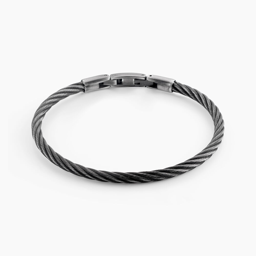Bracelet Phebus Him Acier Noir - Bracelets cha&icirc;nes Homme | Marc Orian