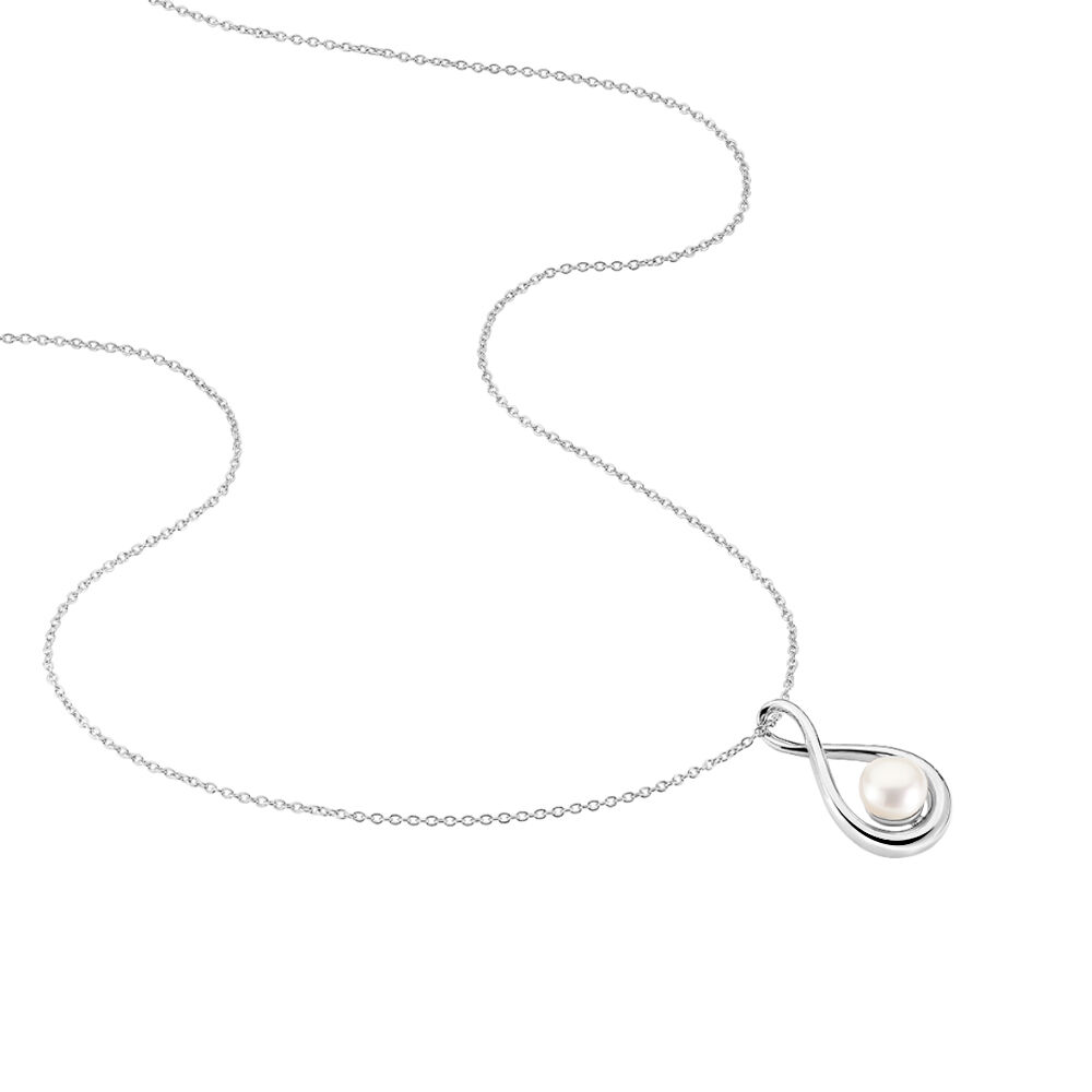 Collier Layanne Argent Blanc Perle De Culture - Colliers avec pierres Femme | Marc Orian
