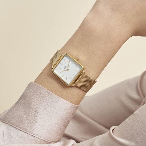 Coffret Montre Cluse Tetragone Blanc - Montres Femme | Marc Orian