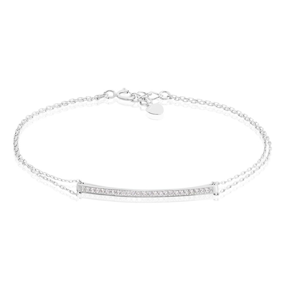 Bracelet Amr Argent Oxyde De Zirconium - Bracelets fantaisie Femme | Marc Orian