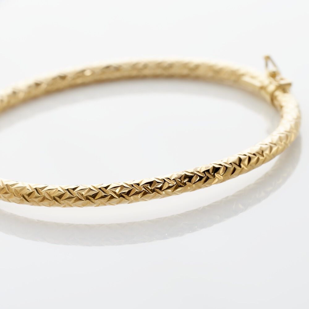Bracelet Jonc Shiny Diamante Or Jaune - Bracelets joncs Femme | Marc Orian