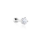 Piercing D'oreilles Joanina 2 Or Blanc Oxyde - Piercings Femme | Marc Orian