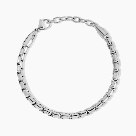 Bracelet Caio Acier Blanc - Bracelets cha&icirc;nes Homme | Marc Orian