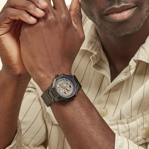 Montre Montignac M Automatique Noir - Montres automatique Homme | Marc Orian