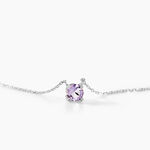 Collier Clair Or Blanc Amethyste - Colliers avec pierres Femme | Marc Orian