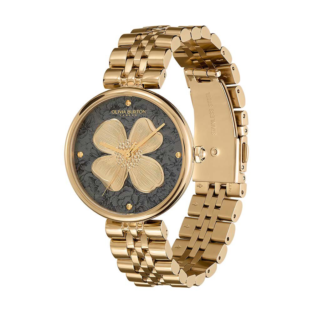 Montre Olivia Burton Dogwood Noir - Montres étanches Femme | Marc Orian
