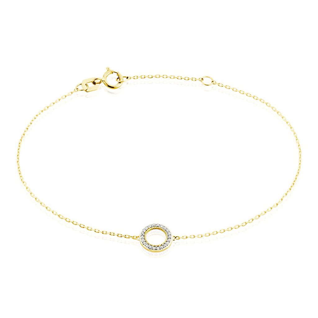 Bracelet Or Jaune Acantha Diamants - Bracelets chaînes Femme | Marc Orian