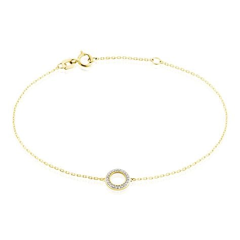 Bracelet Or Jaune Acantha Diamants - Bracelets chaînes Femme | Marc Orian