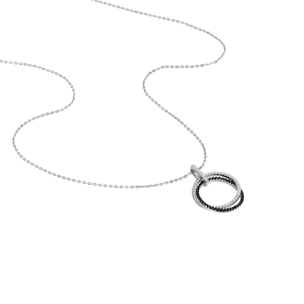 Collier Livvy Argent Blanc Oxyde De Zirconium - Colliers avec pierres Femme | Marc Orian