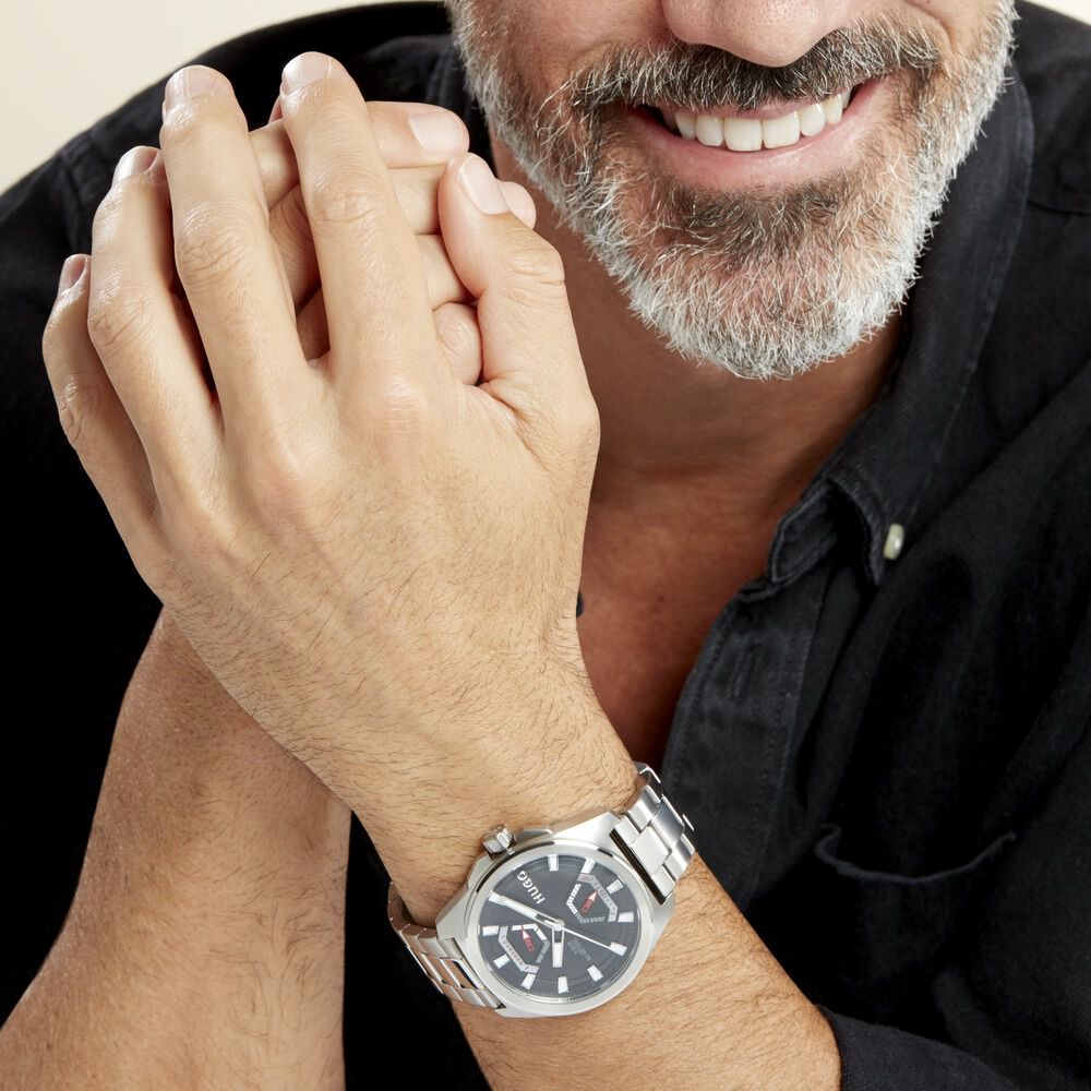 Montre Hugo Expose Noir - Montres étanches Homme | Marc Orian