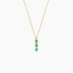 Collier Safiya Or Jaune Emeraude - Colliers avec pierres Femme | Marc Orian