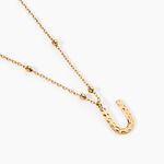 Collier Plaqu&eacute; Or Jaune Lettra - Colliers fantaisie Femme | Marc Orian