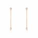 Boucles D'oreilles Pendantes Kenta Argent Rose Oxyde De Zirconium - Pendantes Femme | Marc Orian