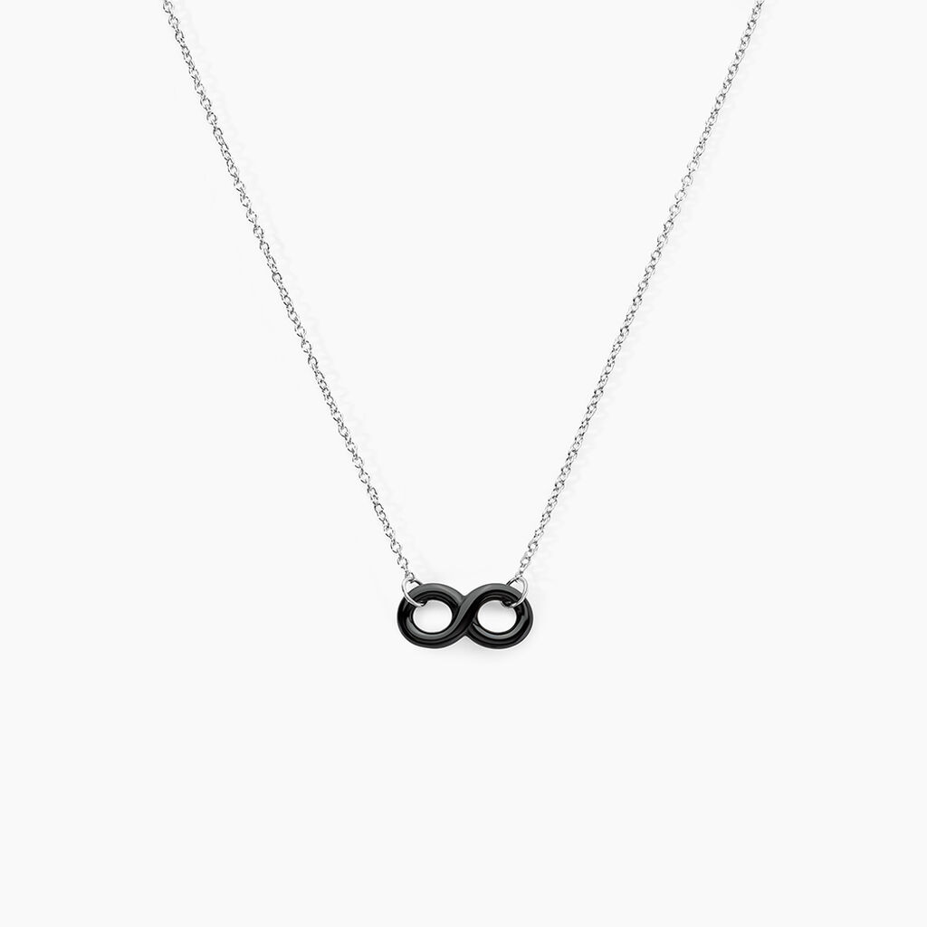 Collier Alicia Argent Blanc C&eacute;ramique - Colliers avec pierres Femme | Marc Orian