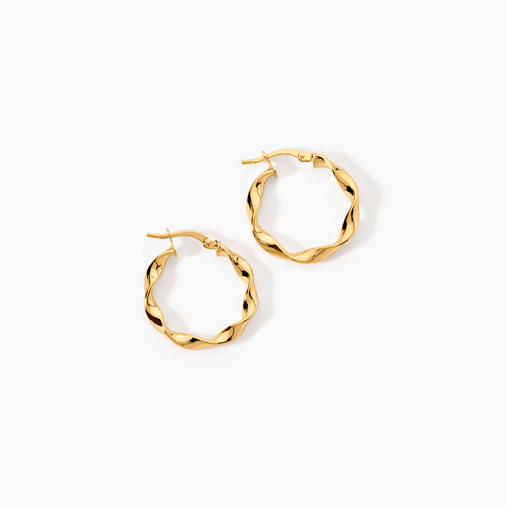 Cr&eacute;oles Falbala Or Jaune - Cr&eacute;oles Femme | Marc Orian