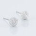 Boucles D'oreilles Puces Ayana Argent Blanc - Puces Femme | Marc Orian