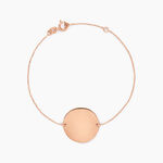 Bracelet Lisa Or Rose - Bracelets Medailles Femme | Marc Orian
