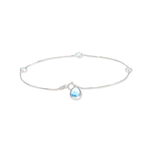 Bracelet Benedict Or Blanc Topaze - Bracelets cha&icirc;nes Femme | Marc Orian