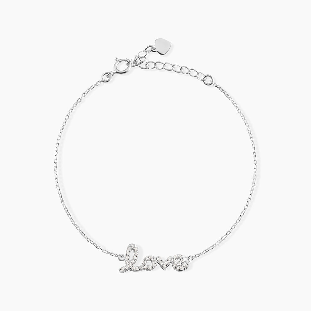 Bracelet Argent Blanc Elly Oxyde De Zirconium - Bracelets fantaisie Femme | Marc Orian