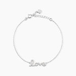 Bracelet Argent Blanc Elly Oxyde De Zirconium - Bracelets fantaisie Femme | Marc Orian