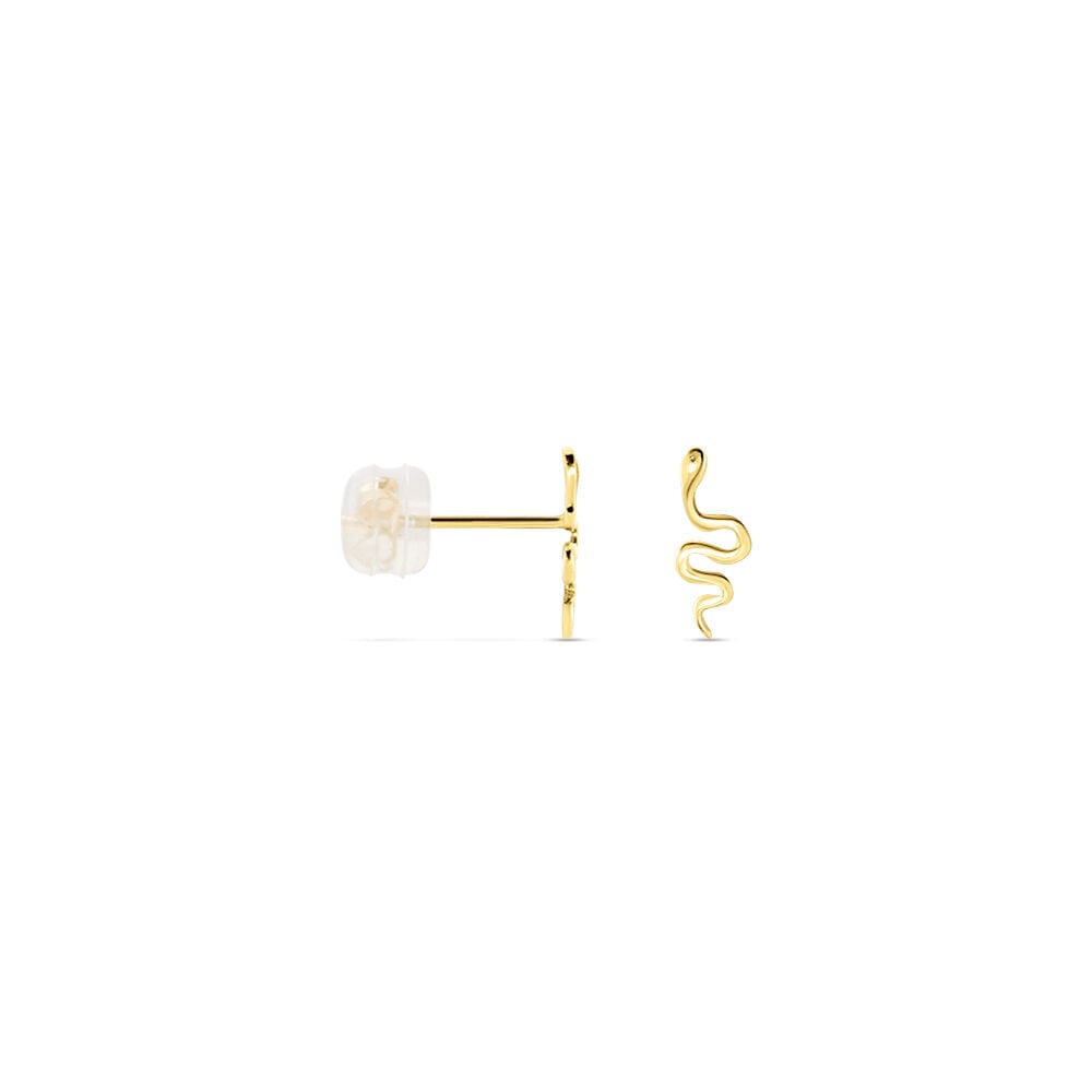 Boucles D'oreilles Puces Serafino Or Jaune - Puces Femme | Marc Orian