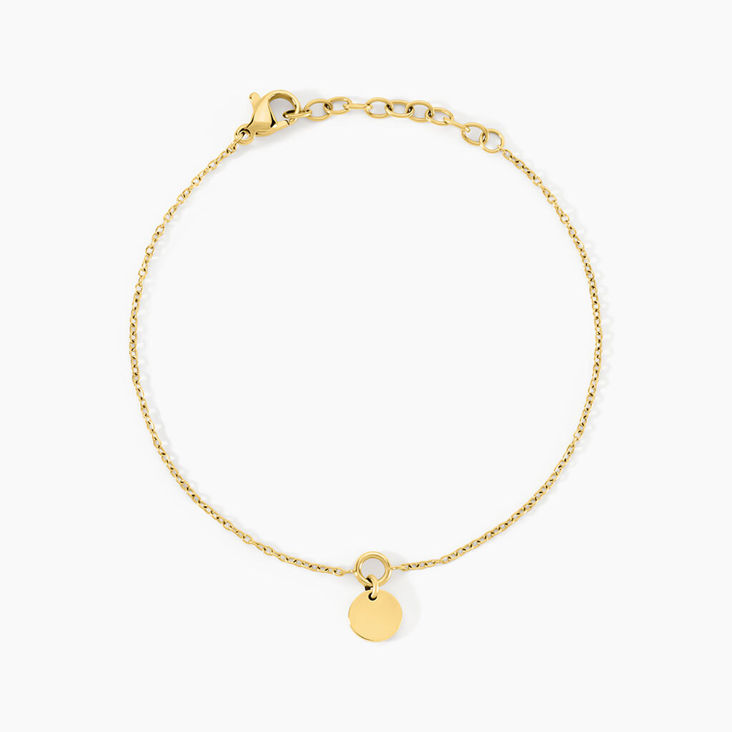 Bracelet Finesse Acier Jaune - Bracelets Medailles Femme | Marc Orian