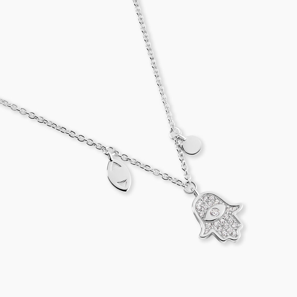 Collier Argent Basten Oxydes De Zirconium - Colliers avec pierres Femme | Marc Orian