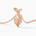 Collier Avalon Argent Rose Oxyde De Zirconium - Colliers avec pierres Femme | Marc Orian