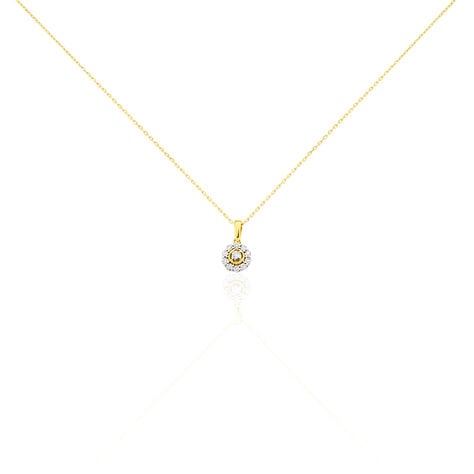 Collier Charletta Or Jaune Diamant - Colliers avec pierres Femme | Marc Orian