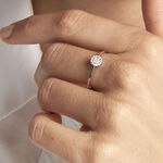 Bague Lorainne Argent Blanc Oxyde De Zirconium - Bijoux fantaisie Femme | Marc Orian